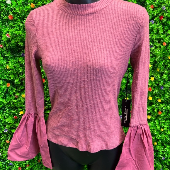 Haute Monde Bell Sleeve Blouse - Picture 8 of 8